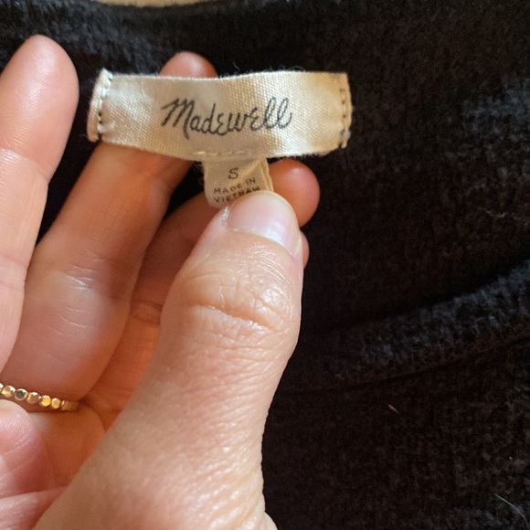 Madewell Texture & Thread Black Tie Tee - Picture 3 of 3